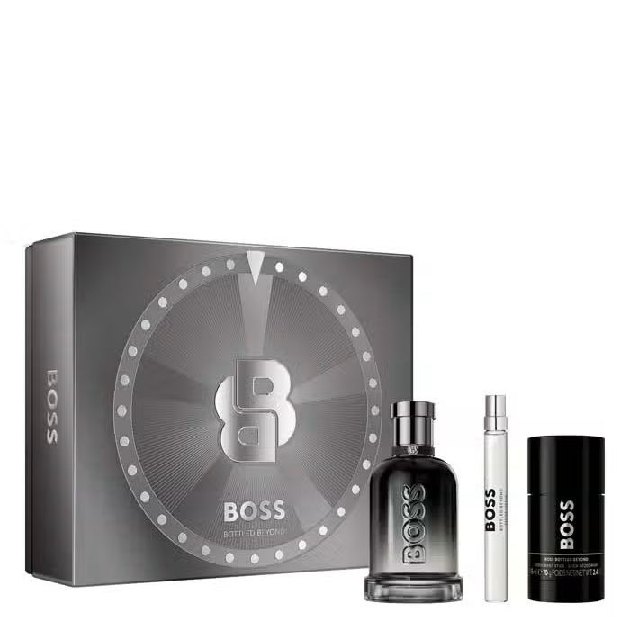 Boss Bottled Beyond Set (Apa de parfum reincarcabila 100ml + Apa de parfum 10ml + Gel de dus 100ml)