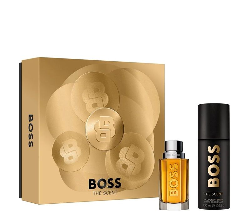 Boss The Scent For Him Set (Apa de toaleta 50ml + Deodorant Spray 150ml)