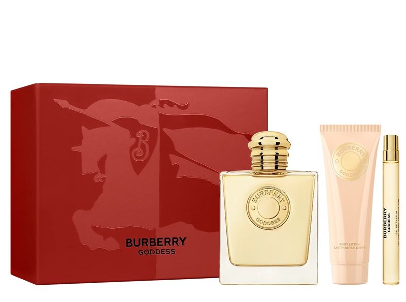 Burberry Goddess Set (Apa de parfum Reincarcabila 100ml + Apa de parfum 10ml + Lotiune de corp 75ml)