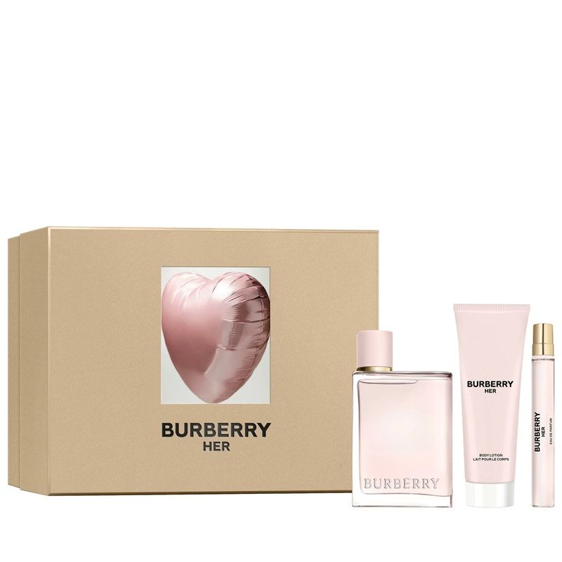 Burberry Her Set (Apa de parfum 100ml + Apa de parfum 10ml + Lotiune de Corp 75ml)