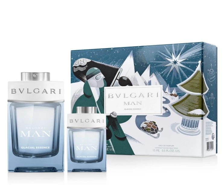 Bvlgari Man Glacial Essence Set (Apa de parfum 100ml + Apa de parfum 15ml)