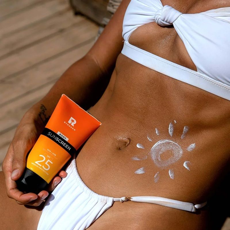 Byrokko Body Sunscreen SPF25 Crema de corp cu protectie solara 150ml 