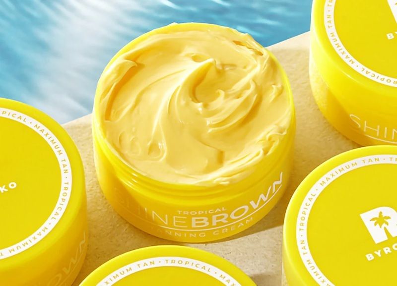 Byrokko Crema bronzanta Shine Brown Tanning Cream Tropical 200ml