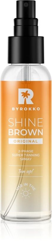 Byrokko Spray bronzare rapida Shine Brown 2-Phase Super Tanning Spray 100ml