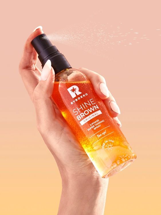 Byrokko Spray bronzare rapida Shine Brown 2-Phase Super Tanning Spray 100ml
