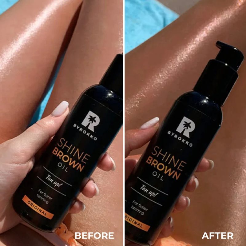 Byrokko Ulei bronzare rapida Shine Brown Tan Boosting Oil 100ml 