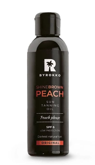 Byrokko Ulei bronzare rapida Shine Brown Tanning Oil Peach SPF6 150ml