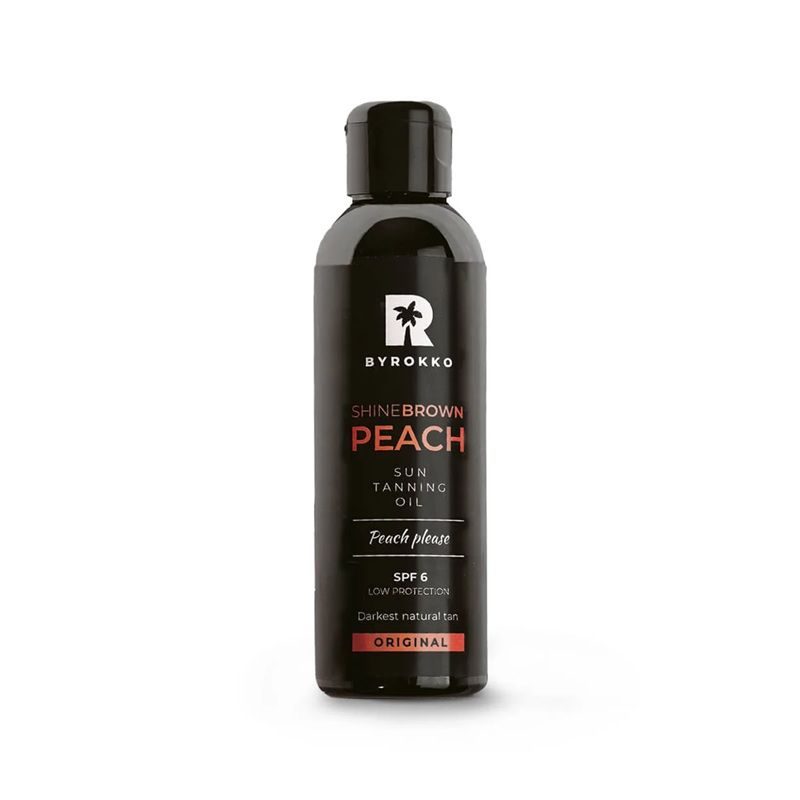 Byrokko Ulei bronzare rapida Shine Brown Tanning Oil Peach SPF6 150ml