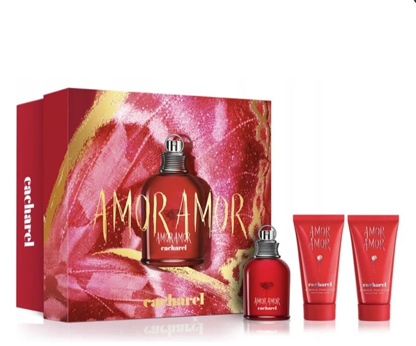 Cacharel Amor Amor Set (Apa de toaleta 50ml + 2xLotiune pentru corp 50ml)