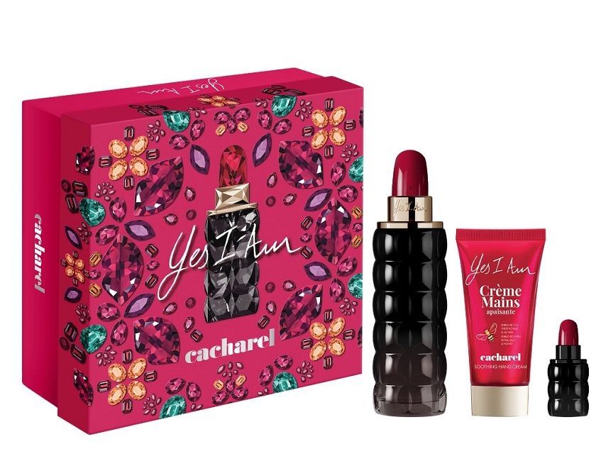 Cacharel Yes I Am Set (Apa de parfum 75ml + Apa de parfum 5ml + Crema de maini 50ml)