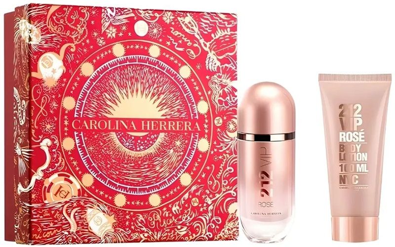 Carolina Herrera 212 Vip Rose Woman Set (Apa de parfum 80ml + Lotiune Corp 100ml)