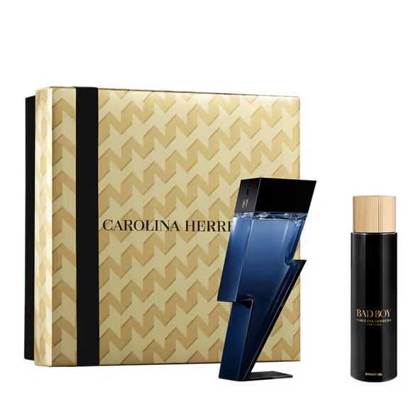 Carolina Herrera Bad Boy Cobalt Set (Apa de parfum 100ml + Gel de dus 100ml)
