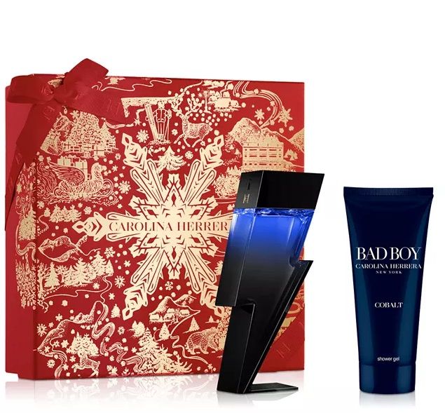 Carolina Herrera Bad Boy Cobalt Set (Apa de parfum 50ml + Gel de dus 100ml)