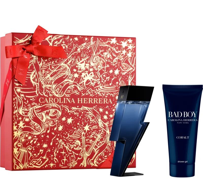 Carolina Herrera Bad Boy Cobalt Set (Apa de parfum 50ml + Gel de dus 100ml)