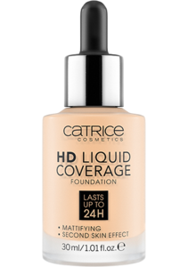 Catrice Fond de Ten HD Liquid Coverage Fondation 002 Porcelain Beige 30ml