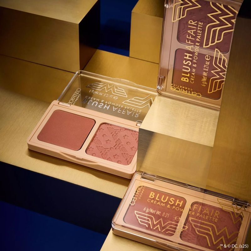 Catrice Paleta Fard de Obraz Wonder Woman Blush Affair Cream&Powder Palette 020 Powerfull Together 6g
