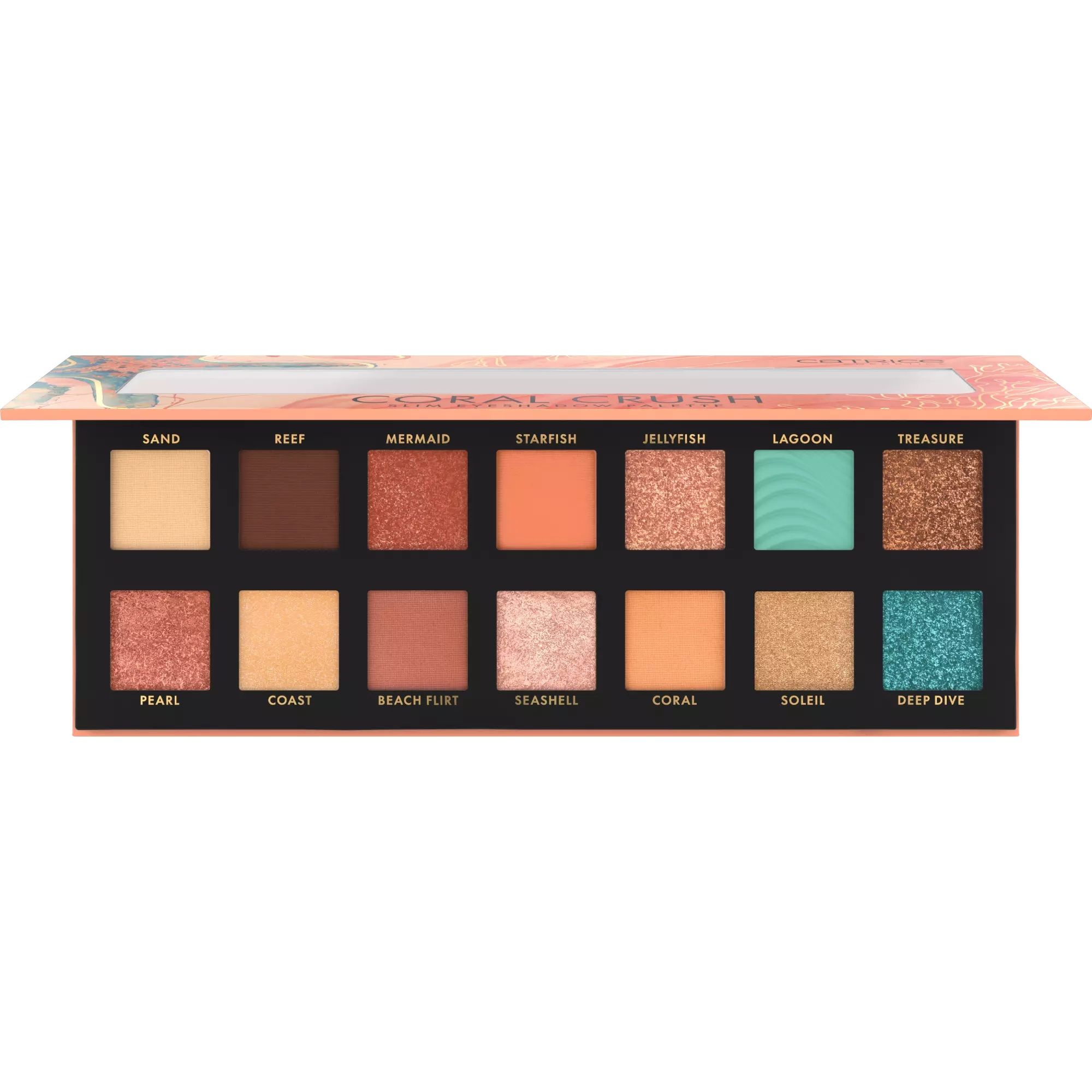 Catrice Paleta Fard de Ochi Coral Crush Slim 030 Under The Sea 10.6g