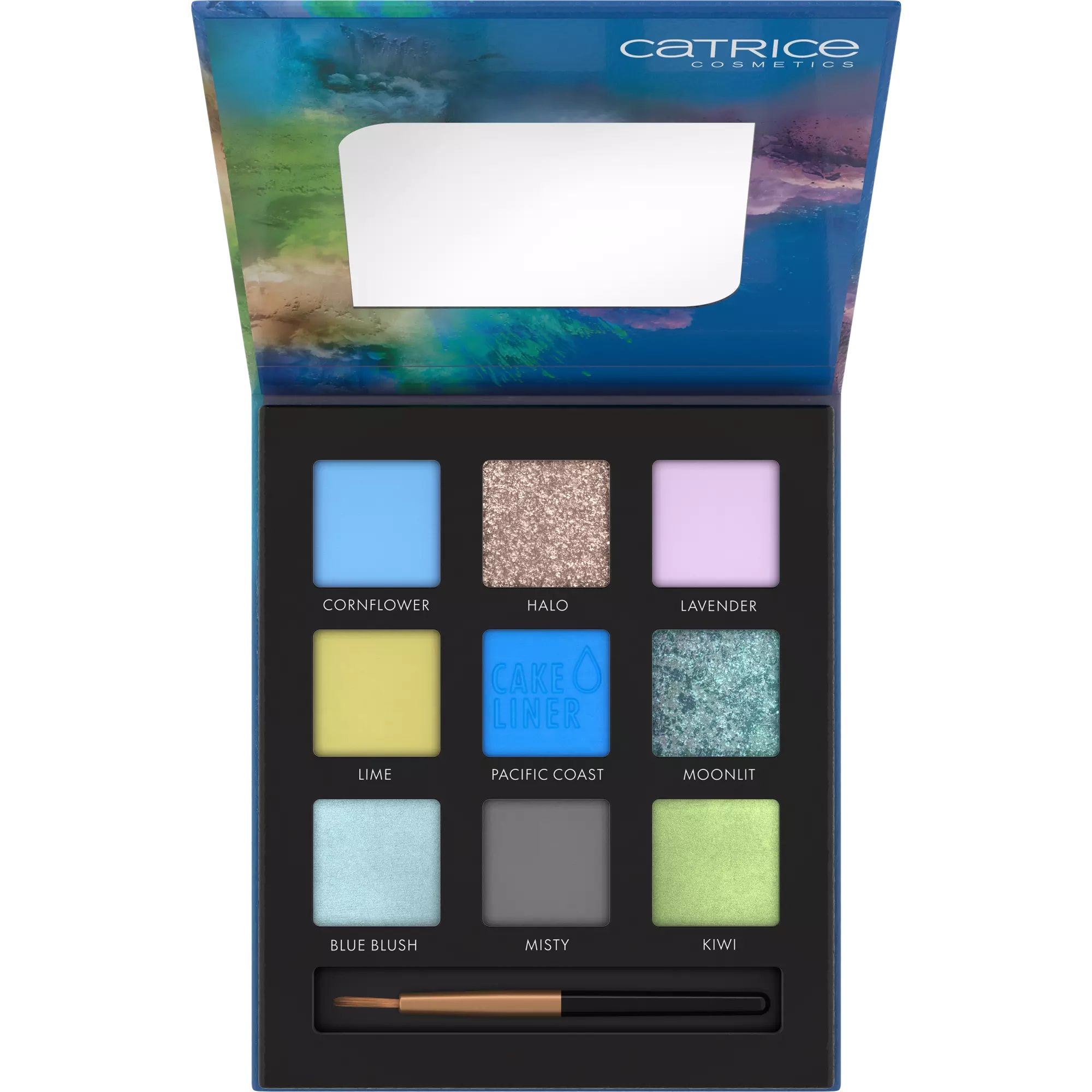 Catrice Paleta Fard de Ochi si Tus Colour Blast Eyeshadow Palette 20 Blue meets Lime 6.75g