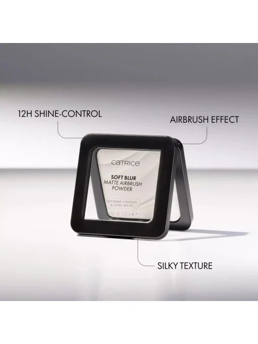 Catrice Pudra Compacta Soft Blur Matte Airbrush Powder 001N 10g 