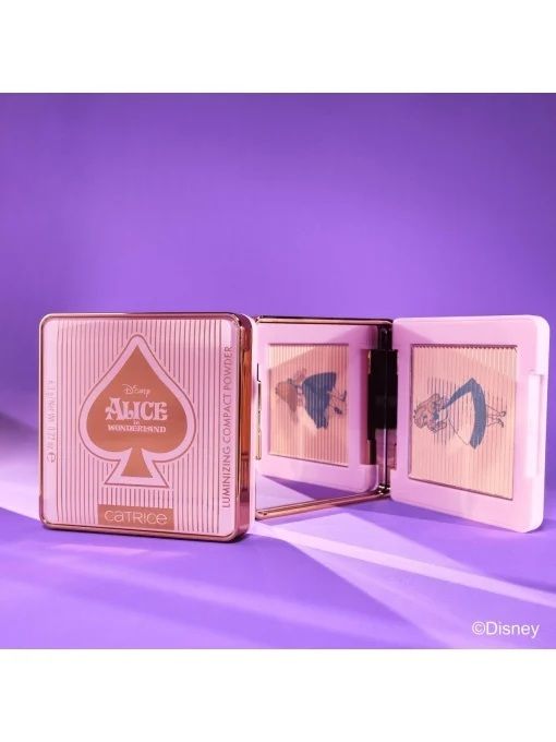 Catrice Pudra Disney Alice in Wonderland Luminizing Compact Powder C01 Slightly Confused 6.3g