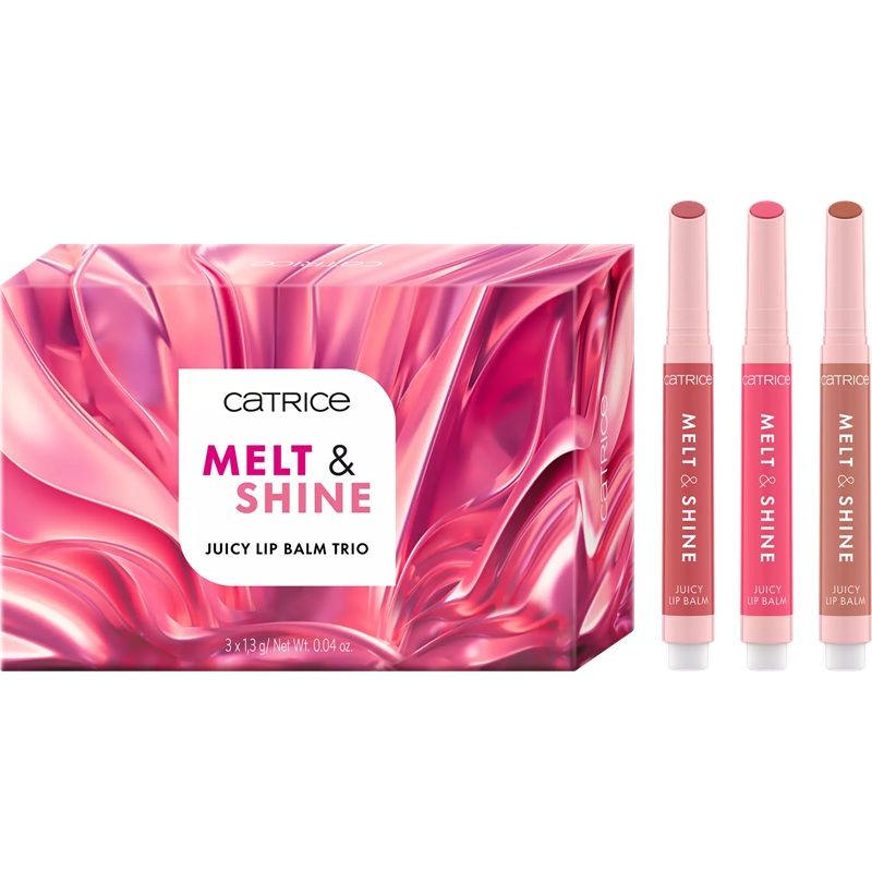 Catrice Set Cadou Melt & Shine Trio Juicy Lip Balm 
