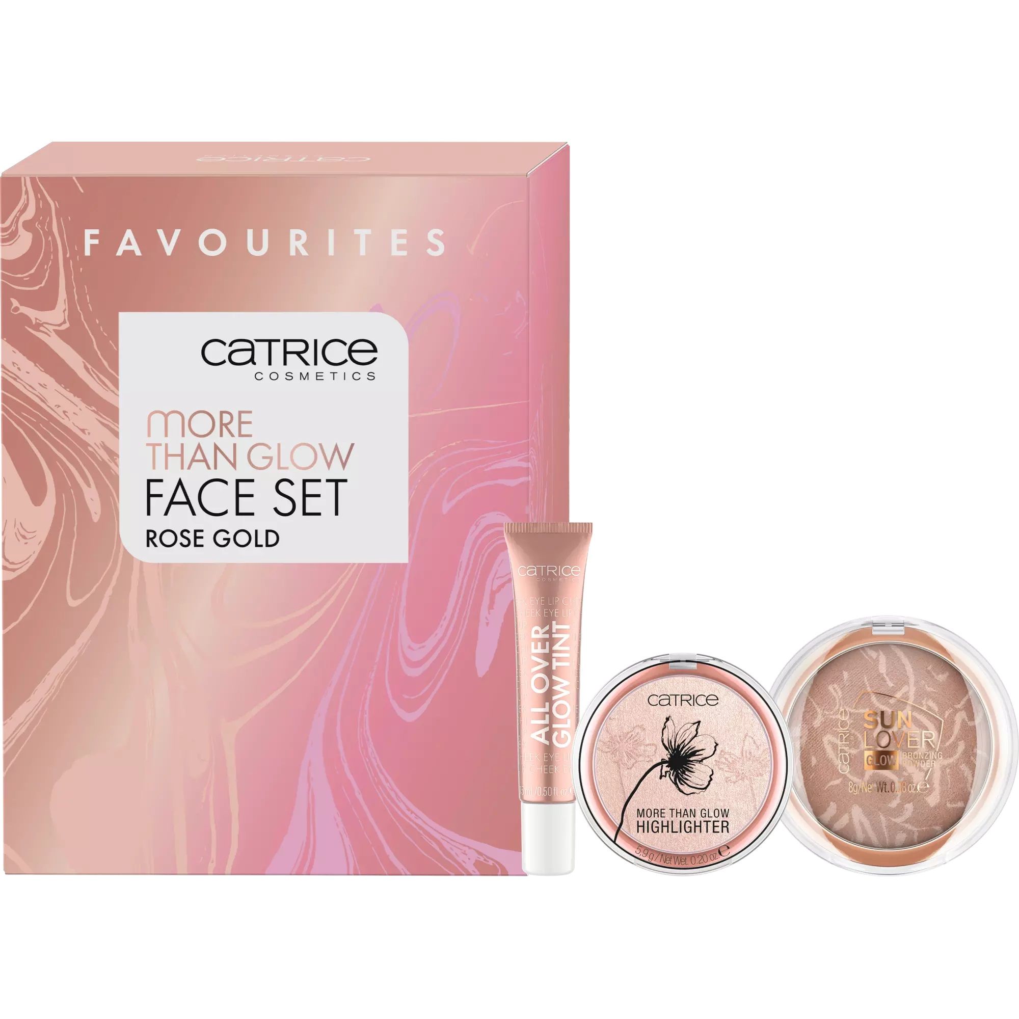 Catrice Set Trio More Than Glow Face Rose Gold