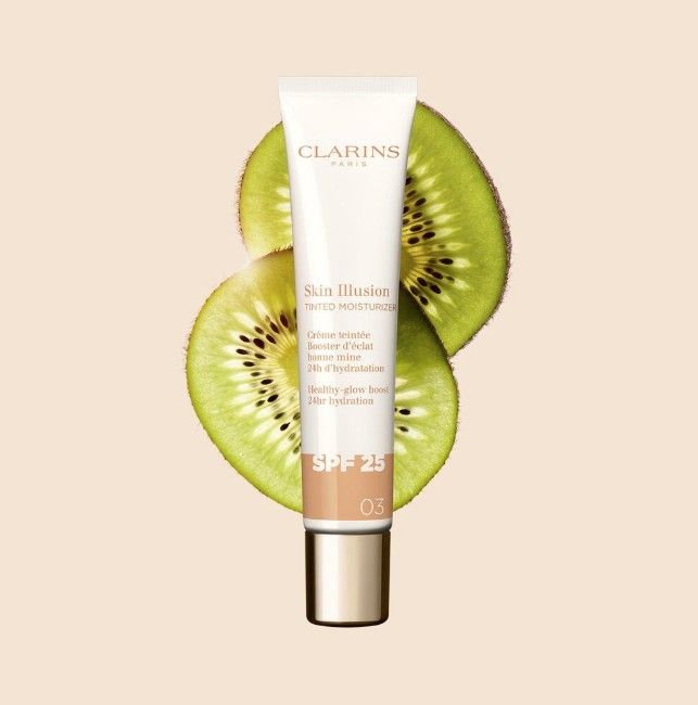 Clarins Crema Colorata Skin Illusion Tinted Moisturizer SPF25 03 ingrediente active