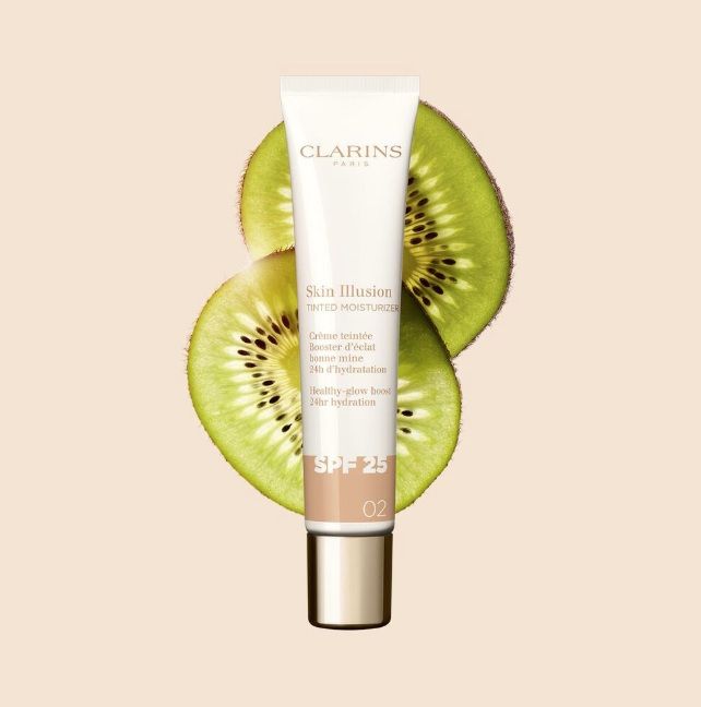 Clarins Crema Colorata Skin Illusion Tinted Moisturizer SPF25 02 ingrediente active