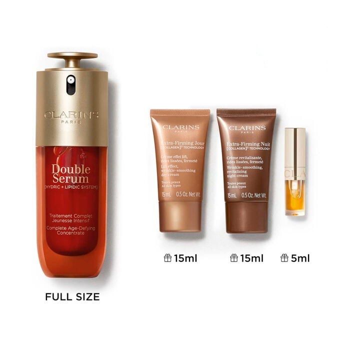 Clarins Double Serum 50ml + Extra-Firming Holiday Set 2026 compozitie