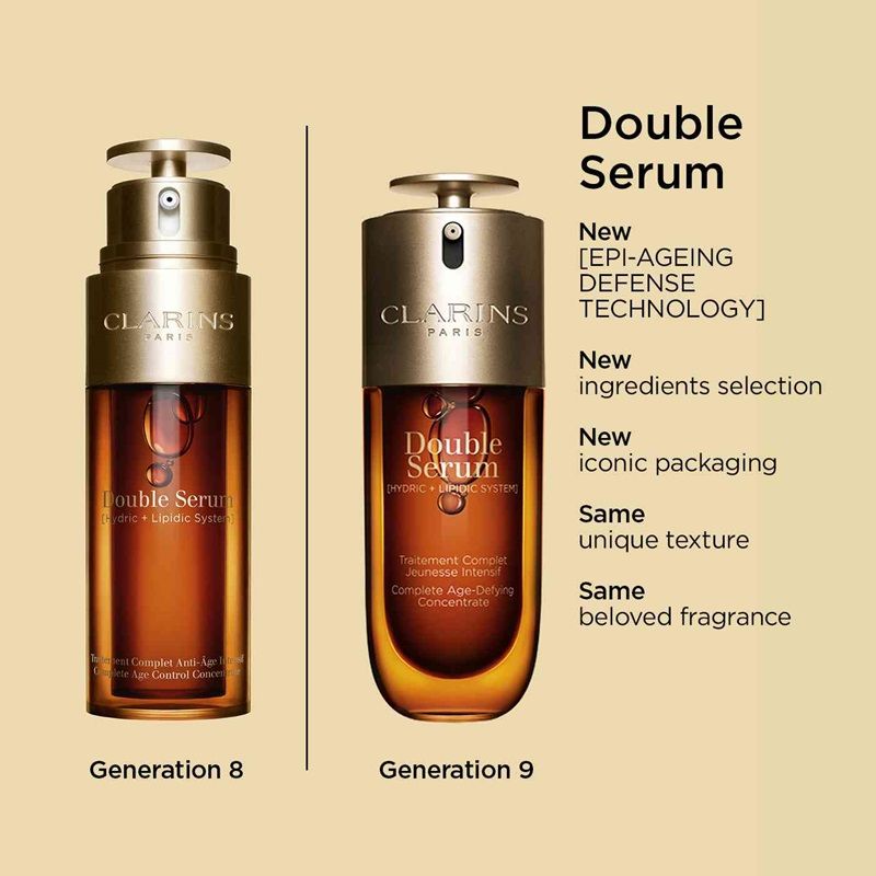 Clarins Double Serum Age-Defying Concentrate generatia 9