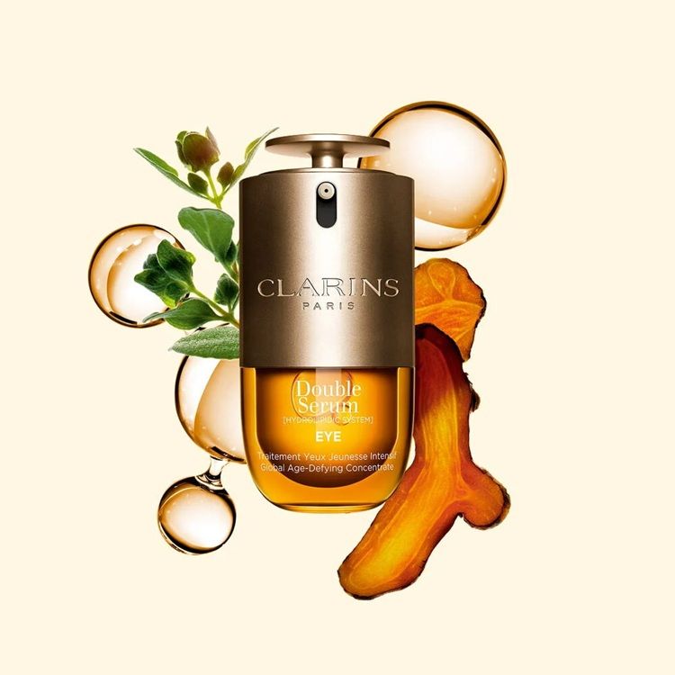 Clarins Double Serum Eye Age-Defying Concentrate Ser antirid pentru ochi 20ml ingrediente active