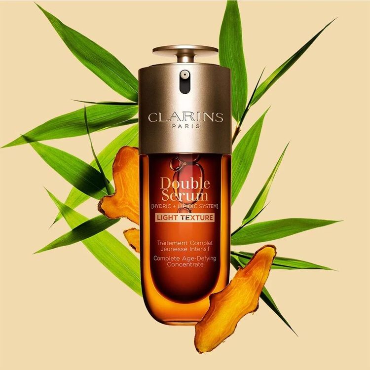 Clarins Double Serum Light Texture Age-Defying Concentrate ingrediente active principale