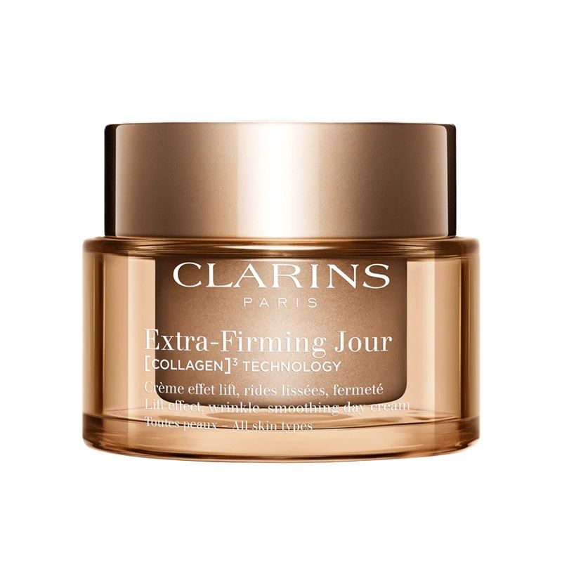 Clarins Extra-Firming Collagen³ Day Cream Crema de zi pentru toate tipurile de ten 50ml