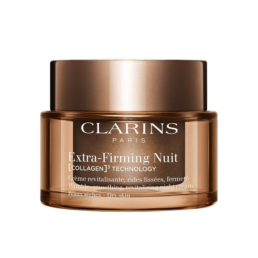 Clarins Extra-Firming Collagen³ Night Cream Crema de noapte pentru toate tipurile de ten 50ml 