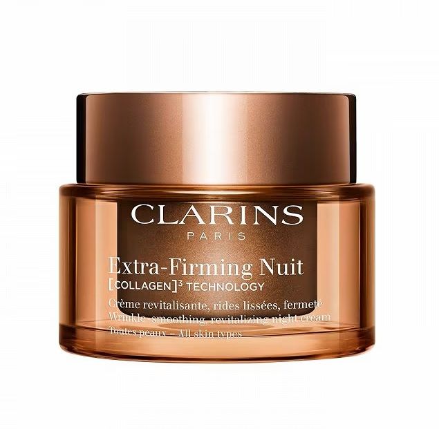 Clarins Extra-Firming Collagen³ Night Cream Crema de noapte pentru toate tipurile de ten 50ml 