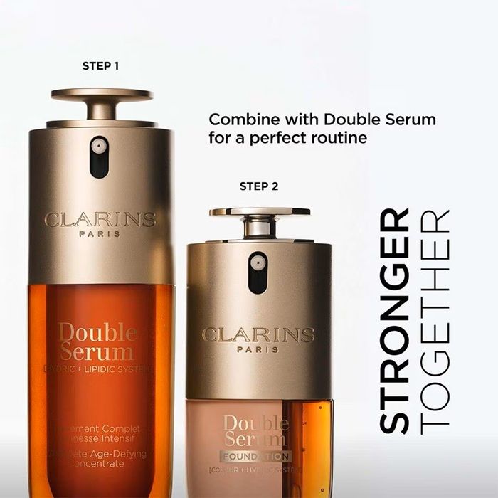 Clarins Fond de Ten Double Serum pasi rutina