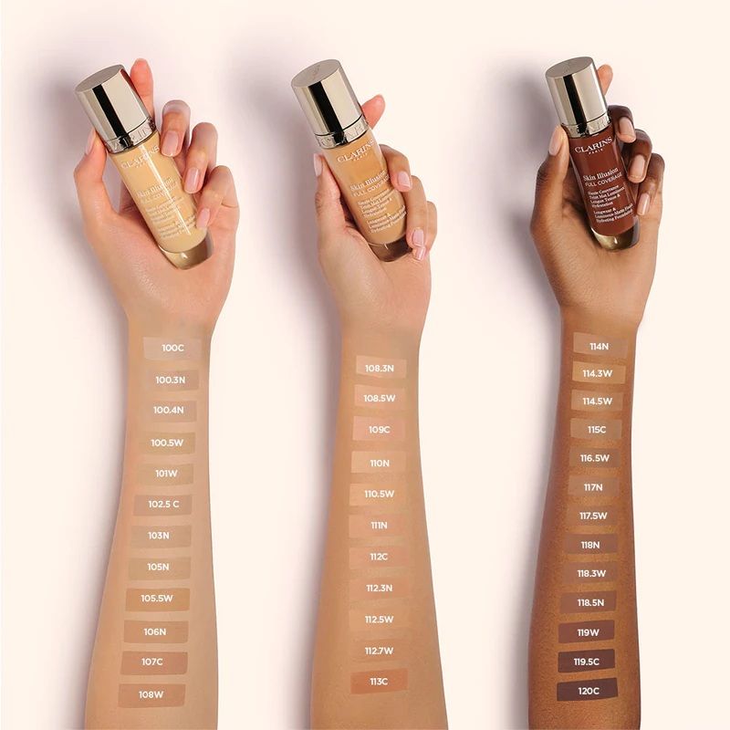 Clarins Fond de Ten Skin Illusion Full Coverage nuante