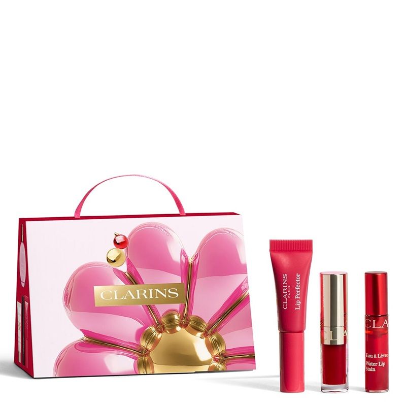 Clarins Lip Trio Set (Balsam de buze 5ml + Ulei de buze 1.4ml + Tint buze 2.8ml)