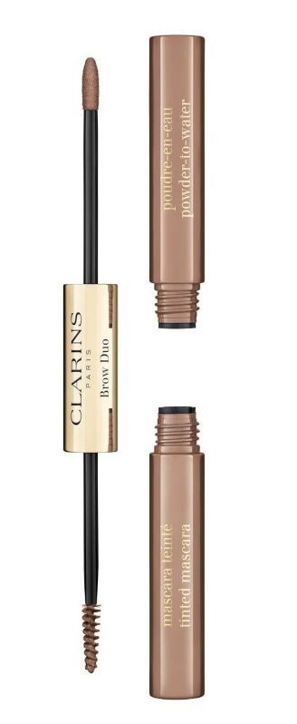Clarins Mascara Sprancene 2in1 Eyebrow Duo Brow2Go 02 Auburn 2.8g