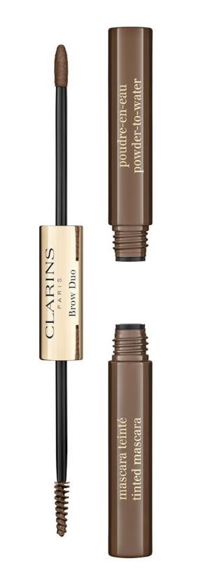 Clarins Mascara Sprancene 2in1 Eyebrow Duo Brow2Go 03 Cool Brown 2.8g