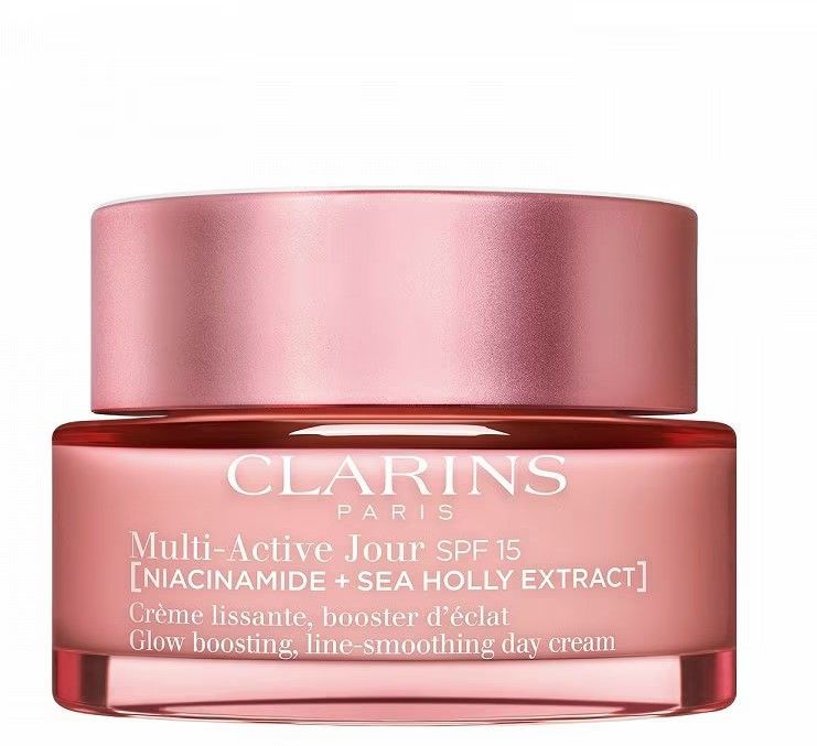 Clarins Multi-Active Glow Boosting Day Cream SPF15 Crema de Zi pentru toate tipurile de ten 50ml