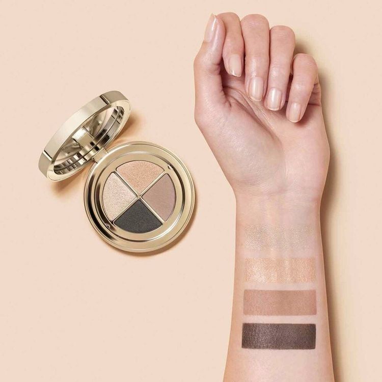Clarins Paleta fard de ochi 4 Colour Palette 08 Amber Gradation 4.2g aspect piele