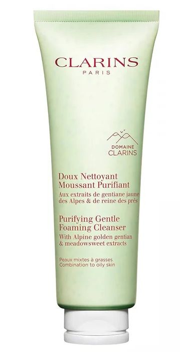 Clarins Purifying Gentle Foaming Cleanser Demachiant Ten Gras/Mixt 125ml