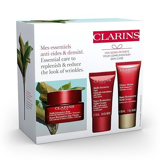 Clarins Set Super Restorative (Crema de Zi 50ml + Crema de Noapte 15ml + Crema de Maini 30ml)