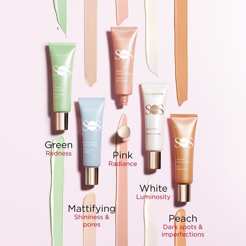 Clarins SOS Primer Green Baza de Machiaj Anti-roseata 30ml