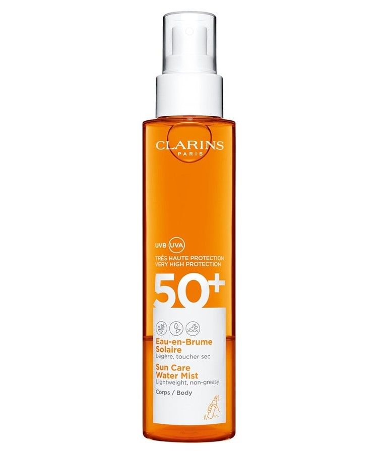 Clarins Sun Care Body Water Mist Spray pentru Corp cu Protectie Solara SPF50 150ml