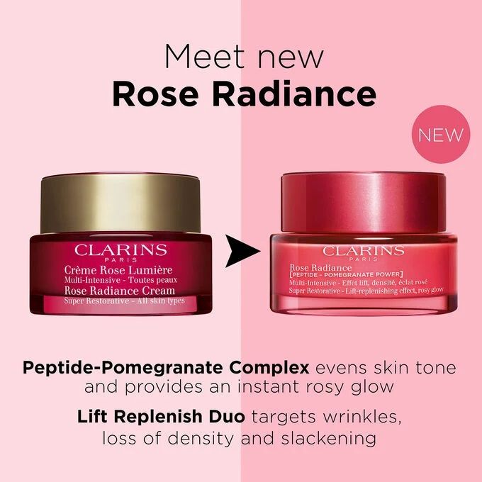 Clarins Super Restorative Rose Radiance Cream ambalaj nou