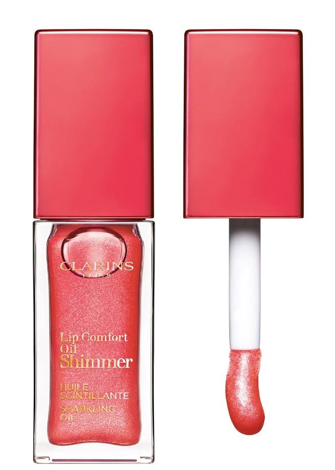 Clarins Ulei de Buze Lip Comfort Oil Shimmer 06 Pop Coral 7ml
