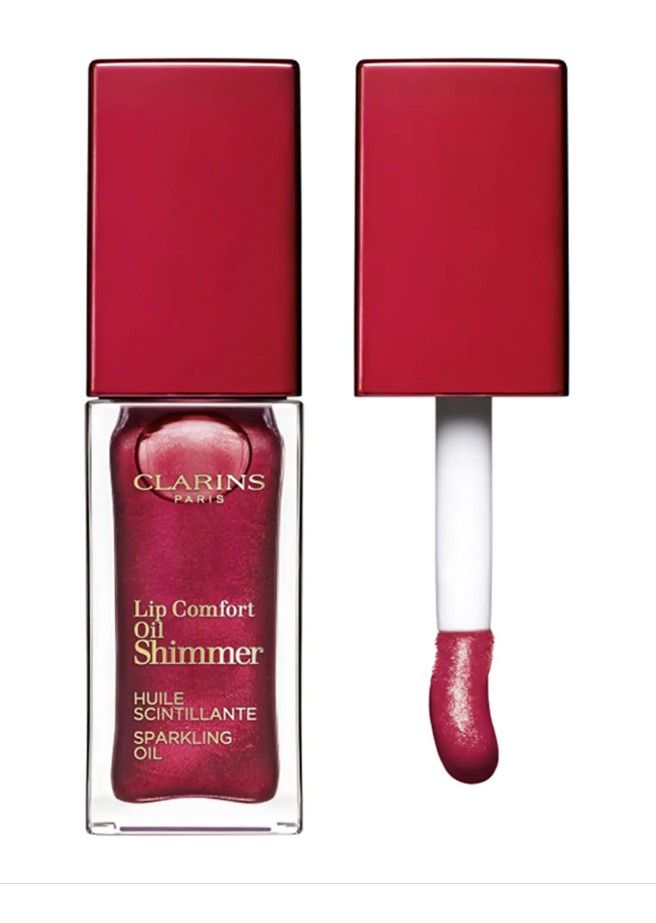 Clarins Ulei de Buze Lip Comfort Oil Shimmer 08 Burgundy Wine 7ml