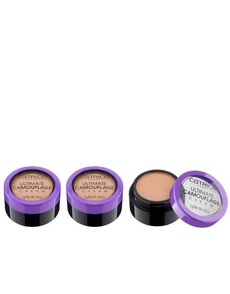 Catrice Pachet 3X Corector Concealer Ultimate Camouflage Cream 020N Light Beige 3g